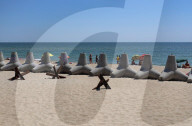 Tetrapods on Odesa beaches