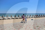 Tetrapods on Odesa beaches