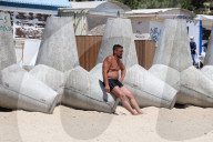 Tetrapods on Odesa beaches