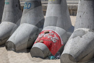 Tetrapods on Odesa beaches