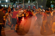 Barcelona - Joy for Spain's victory in Euro 2024