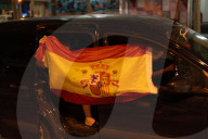 Barcelona - Joy for Spain's victory in Euro 2024