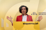 Barcelona, Press conference by Marta Rovira