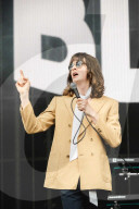 Blossoms playing the main stage on Sunday at TRNSMT festival in Glasgow, Glasgow Green, Scotland, on 14 July 2024.