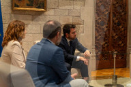 Barcelona - The Generalitat welcomes the politicians returned
