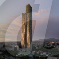 Ballet dancer inspired skyscraper