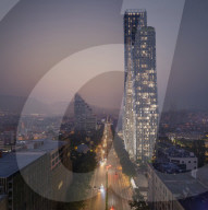Ballet dancer inspired skyscraper