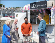 Charles and Camilla visit the Channel Islands