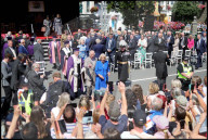 Their Majesties the King and Queen Visit the Channel Islands