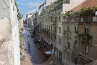 Milano -  Allagamento in Via Fontana 
