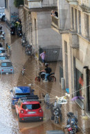Milano -  Allagamento in Via Fontana 