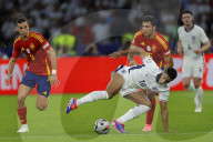 Euro 2024 final between Spain and England at Olympiastadion on 14 July 2024 in Berlin.