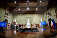 Il Presidente del Consiglio, Giorgia Meloni, incontra una delegazione della Tavola Rotonda Europea