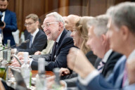 Il Presidente del Consiglio, Giorgia Meloni, incontra una delegazione della Tavola Rotonda Europea