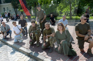 Memorial service for OUN battalion commander Mykola Kokhanivskyi in Kyiv