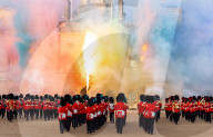British Army's 'Military Musical Spectacular' a summer celebration at Horseguards Parade, London, UK.