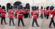 British Army's 'Military Musical Spectacular' a summer celebration at Horseguards Parade, London, UK.