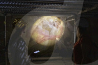 Torino, cantiere di restauro della della Basilica Mauriziana