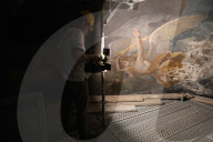 Torino, cantiere di restauro della della Basilica Mauriziana