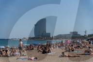 Barcelona - First heat wave of the summer in Spain