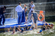 Anne Hidalgo baignade Pont-Marie Seine Paris 2024
