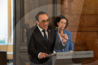 The president of the catalan parliament receives Marta Rovira