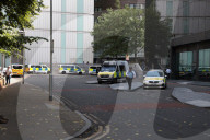 Protest outside London courthouse during sentencing of climate activists