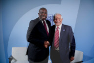 Foreign Secretary David Lammy meets with Estonian Prime Minister Kaja Kallas