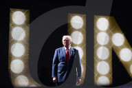 Donald Trump and his family on closing night of the Republican convention