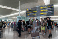 Barcelona, Chaos at airports due to the CrowdStrike program