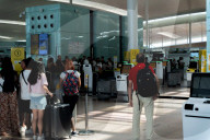 Barcelona, Chaos at airports due to the CrowdStrike program