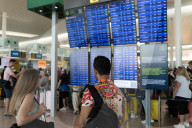 Barcelona, Chaos at airports due to the CrowdStrike program