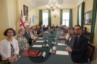 Prime Minister Keir Starmer meets Ukraine President Zelenskyy at No10 Downing street, London, UK.