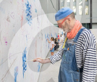 UNIQLO Tate Play: Oscar Murillo: The flooded garden at Tate Modern,  London, UK
