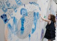 UNIQLO Tate Play: Oscar Murillo: The flooded garden at Tate Modern,  London, UK