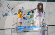 UNIQLO Tate Play: Oscar Murillo: The flooded garden at Tate Modern,  London, UK