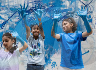 UNIQLO Tate Play: Oscar Murillo: The flooded garden at Tate Modern,  London, UK