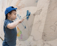 UNIQLO Tate Play: Oscar Murillo: The flooded garden at Tate Modern,  London, UK