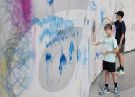 UNIQLO Tate Play: Oscar Murillo: The flooded garden at Tate Modern,  London, UK