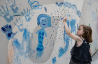 UNIQLO Tate Play: Oscar Murillo: The flooded garden at Tate Modern,  London, UK