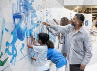 UNIQLO Tate Play: Oscar Murillo: The flooded garden at Tate Modern,  London, UK