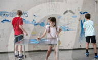 UNIQLO Tate Play: Oscar Murillo: The flooded garden at Tate Modern,  London, UK