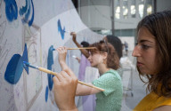 UNIQLO Tate Play: Oscar Murillo: The flooded garden at Tate Modern,  London, UK