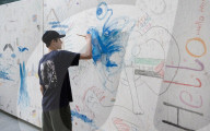 UNIQLO Tate Play: Oscar Murillo: The flooded garden at Tate Modern,  London, UK