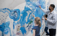 UNIQLO Tate Play: Oscar Murillo: The flooded garden at Tate Modern,  London, UK