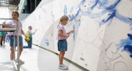 UNIQLO Tate Play: Oscar Murillo: The flooded garden at Tate Modern,  London, UK