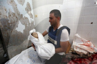 Gaza journalist mourns death of his sister and her daughter