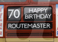 Routemaster 70 event, London, UK.