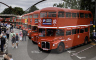 Routemaster 70 event, London, UK.
