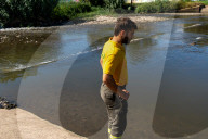 Toxic spill affects the Besos River